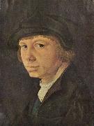 Lucas van Leyden Self portrait oil painting artist